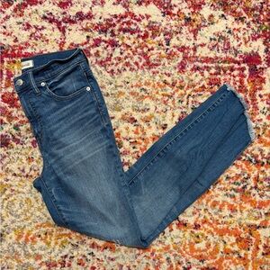 Madewell Medium Wash 10” High Rise Skinny Jeans